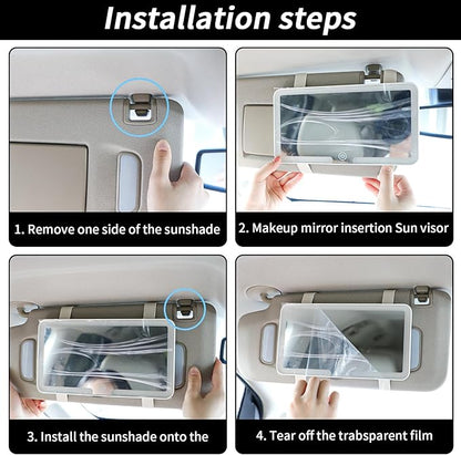 Car Sun Visor Make Up Mirror