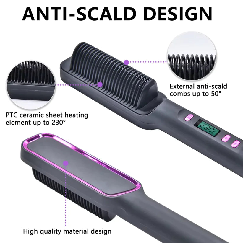 Multifunction Electric Hair Straightening Comb